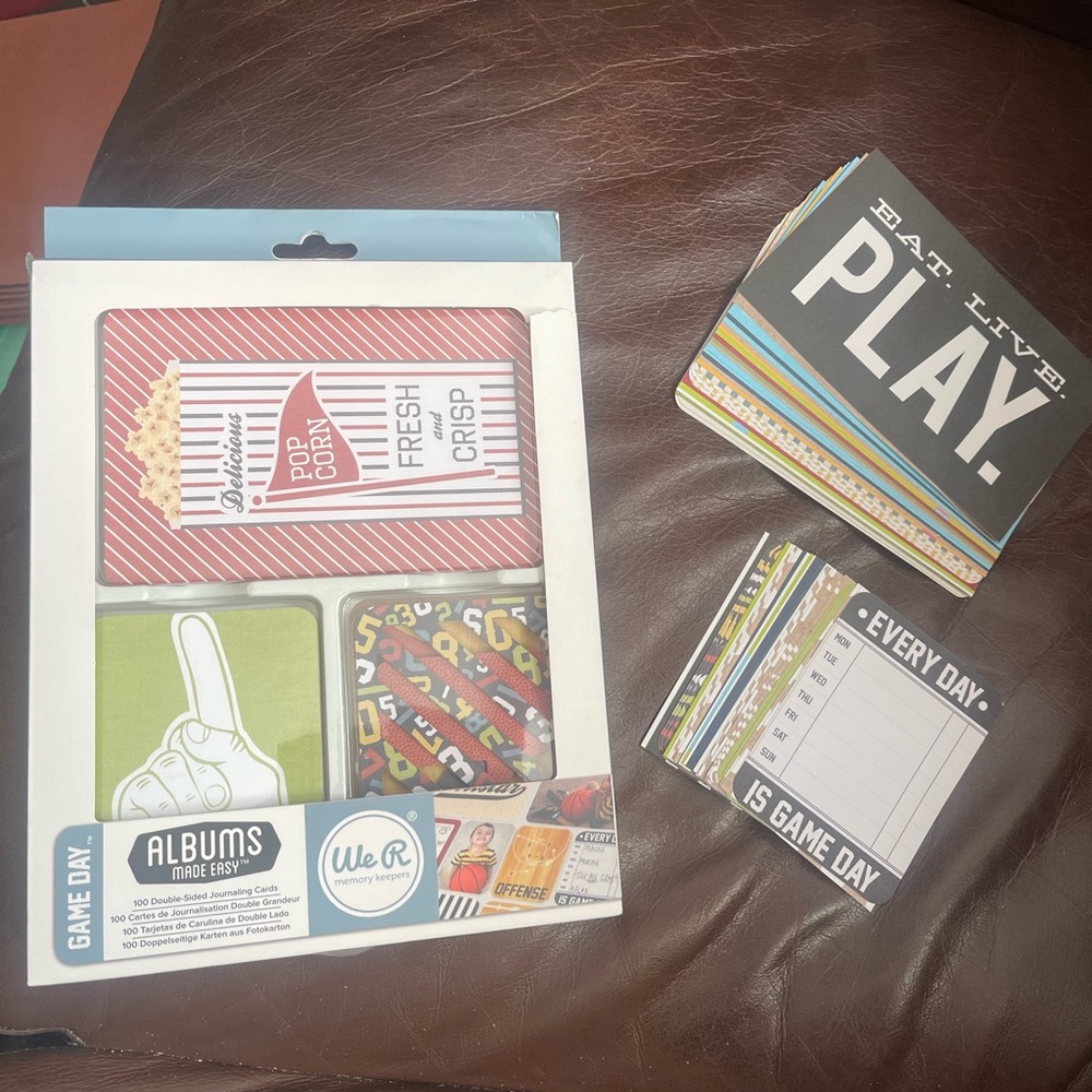 NEW PACK + DOUBLE SIDED JOURNALING CARDS 150+ PIECES